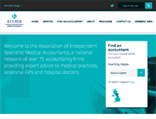 Tablet Screenshot of aisma.org.uk